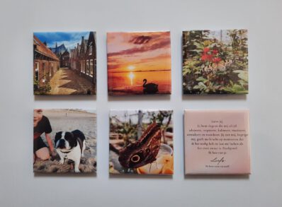 Bmagnerts gepersonliseerde fotomagneet set van 6 voor uw mooiste herinneringen of als cadeau