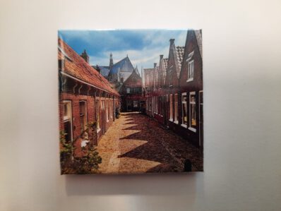 Gepersonaliseerde fotomagneet, eigen gemaakt magneet.