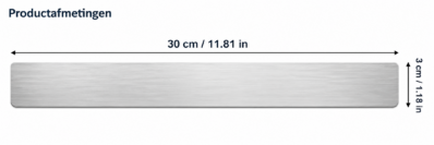 “Zelfklevende magnetische strip voor fotomagneten met afmetingen van 30 x 3 cm”