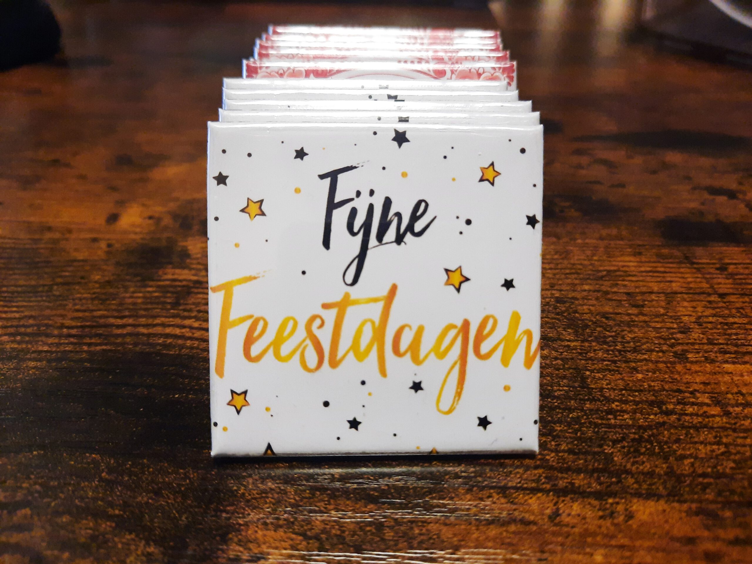 Fotomagneet met kerstwens