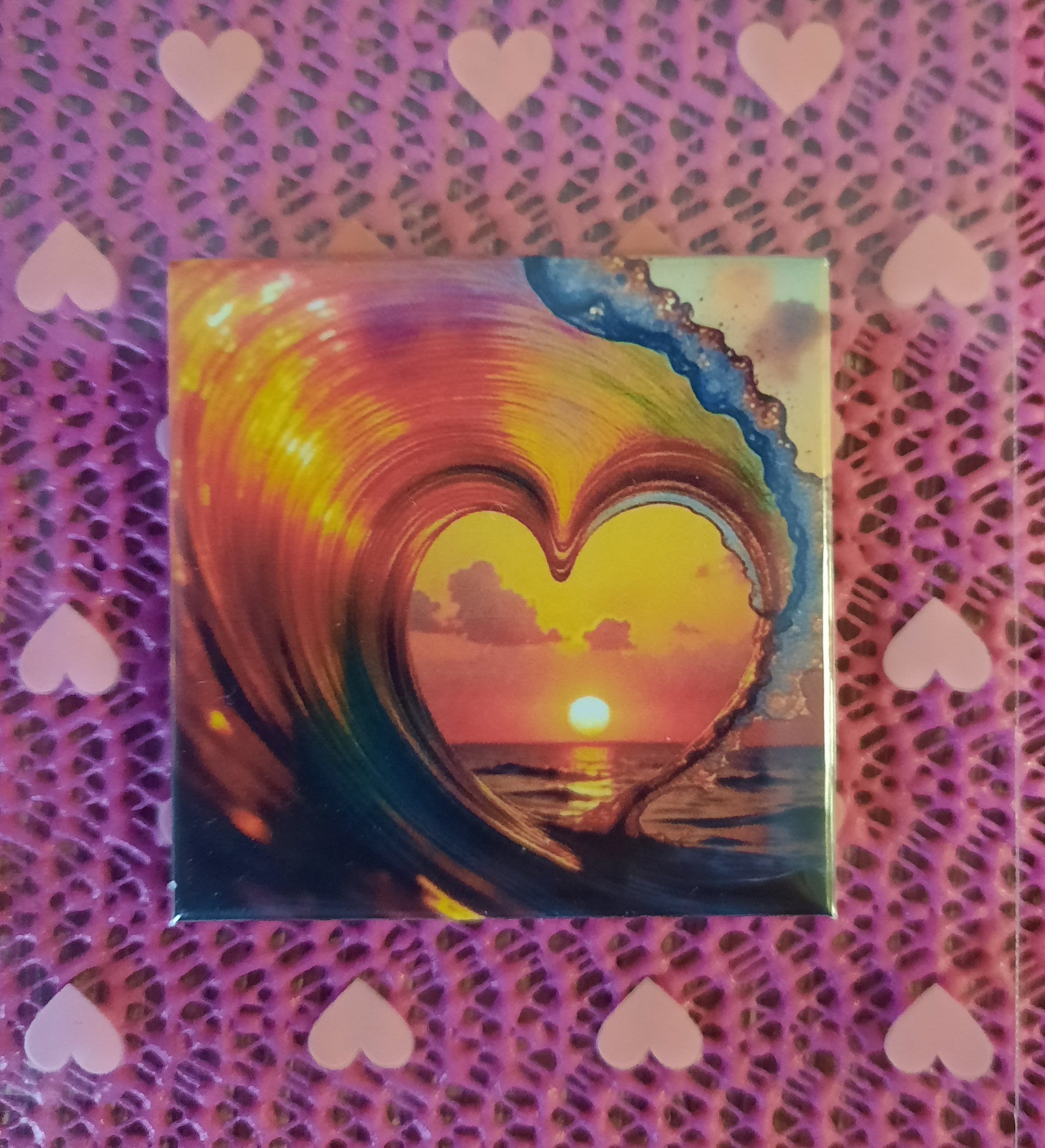 Valentijn fotomagneet Love, liefde, Valentijnsdag cadeau - Afbeelding 2