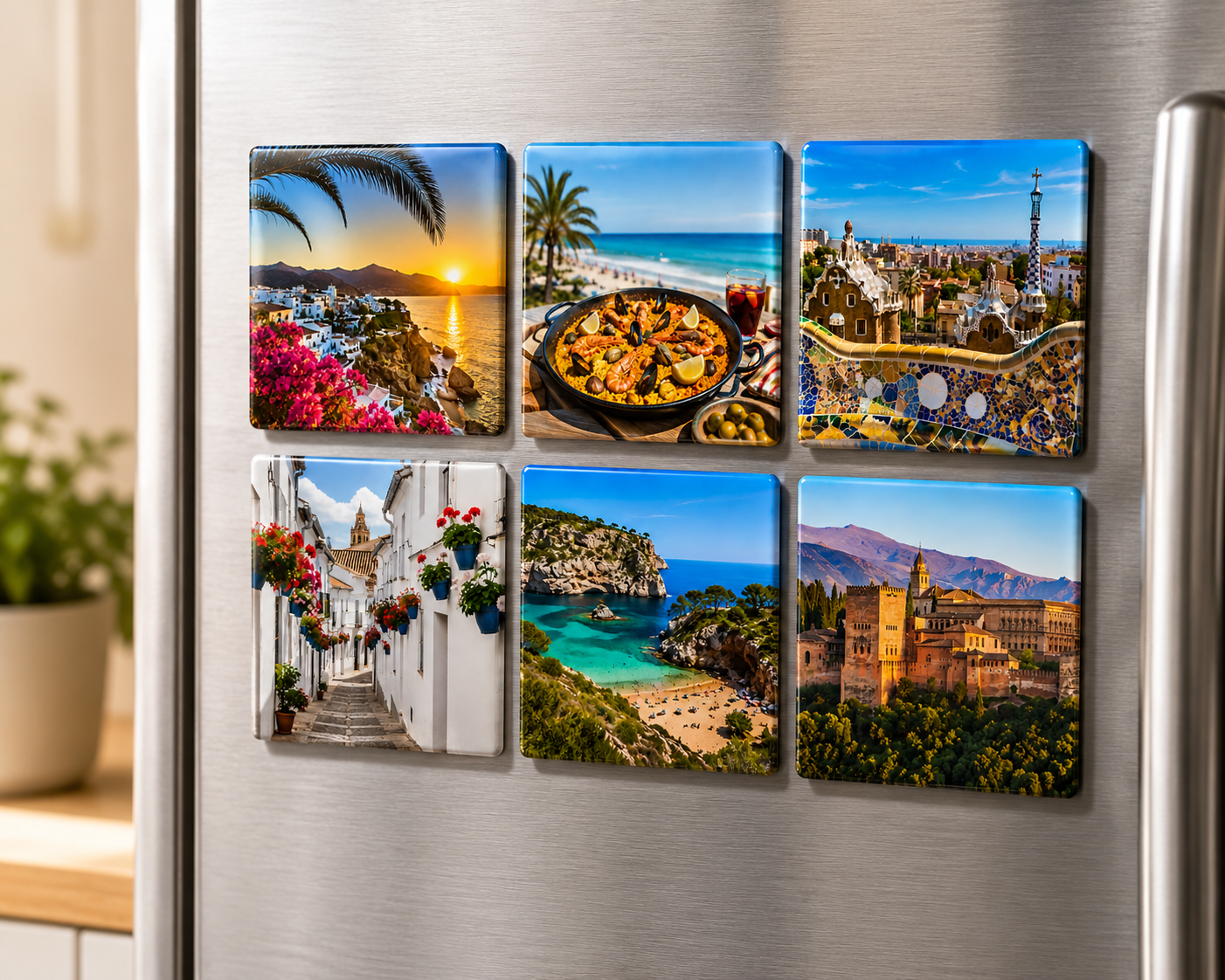 🧲 Gepersonaliseerde Fotomagneten Set (3 stuks) – 5x5 cm - Afbeelding 16