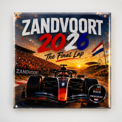 Formule 1 Zandvoort special editon fotomagneet 5x5cm
